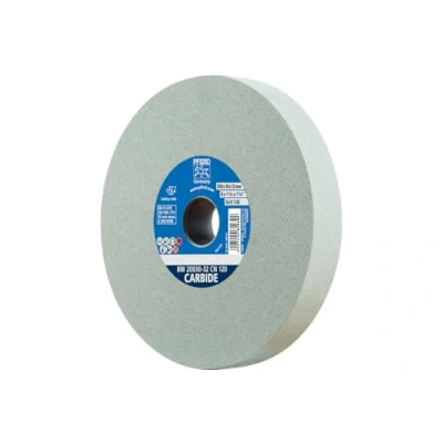Image de PFERD meule pour touret, 200x30x32 mm, version CARBIDE, granulométrie 120, carbure de silicium, 39008458 touret destinée aux matériaux durs, avec bagues réduction intégrées (25/20/16 mm)