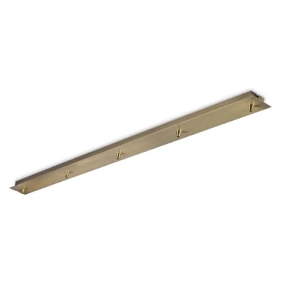 Image de IDEAL LUX Rosace Linéaire 5 Lumières Laiton Bruni Lampe 285719