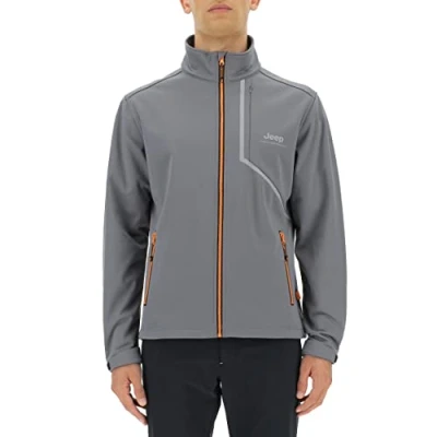 Image de JEEP O102623 G459 XP MAN TECH SOFTSHELL JACKET W/Zipped Pockets JX22A Castlerock XL