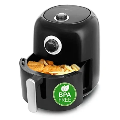 Image de Emerio AF 125770 SmartFryer AirFryer Friteuse à air chaud avec de l&#039;air sans huile supplémentaire pour une friture plus saine Volume 3 l Cool Touch BPA Chauffage rapide 1450 W