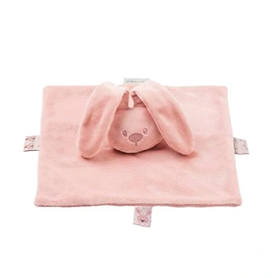 Image de Nattou Doudou Plat Lapin Lapidou, Compagnon dès la Naissance, 28 x cm, Vieux Rose
