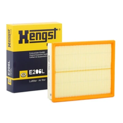 Image de HENGST FILTER E206L Filtre à air 58 212 254 Cartouche filtrante AUDI: A4 B5 Berline, A6 C5 Avant, VOLKSWAGEN: GOLF 2, Passat GP Break