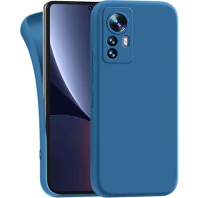 Image de MyGadget Coque pour Xiaomi 12 12x Case TPU Souple &amp; Soft Cover Protection Extra Fine Légère Étui Coloré Anti Choc et Rayures Bleu Foncé