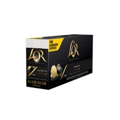 Image de Café L&#039;Or espresso Ristretto intensité 11 100 capsules