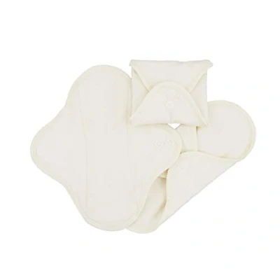 Image de Serviettes hygièniques lavables en coton bio, flux normal