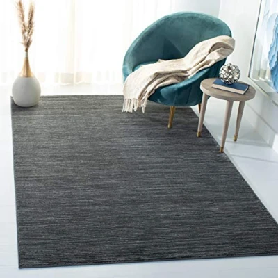 Image de Safavieh Grand Tapis de Salon rectangulaire pour Une Utilisation en intérieur, Polypropylène, Gris, 120 X 180 cm