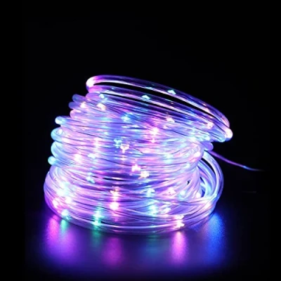 Image de Guirlande Lumineuse Exterieur Solaire, LED Lumineuse, 20M 200LED Guinguette Solaire 8 Modes Décoration Lumière IP65 avec pour Jardin, Cour, Chemins, Maison, Noël, Mariage(Size:20m)