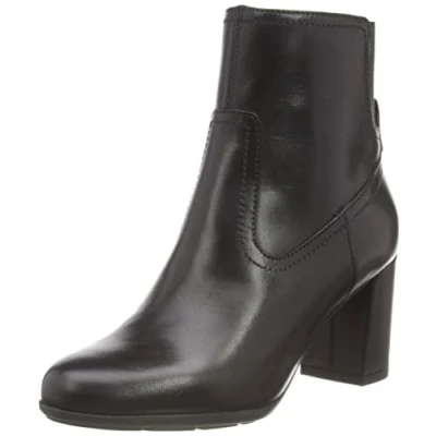 Image de Geox Femme D New Annya A Bottines, Black, 40 EU