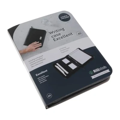 Image de Rillstab RI98994 Porte documents Excellent de Luxe A5 lederlook Noir