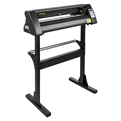 Image de VEVOR Plotter de Découpe Traceur Coupe 720mm Vinyle Ploteur Manuel Machine Tracer Découper Haute Précision Cutter Logiciel SignMaster Inclus Blanc