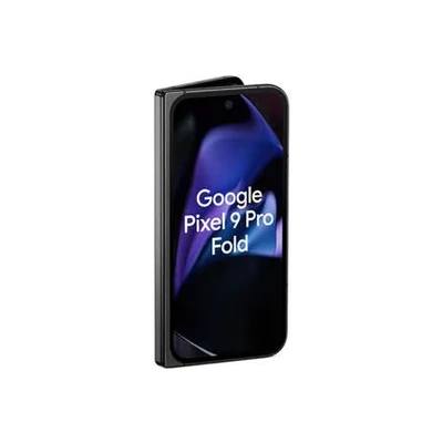 Image de Google Pixel 9 Pro Fold Smartphone Android débloqué avec Gemini Triple Appareil Photo arrière avancé Écran Pliable Vidéo en Mode Mains Libres Noir Volcanique, 256GB