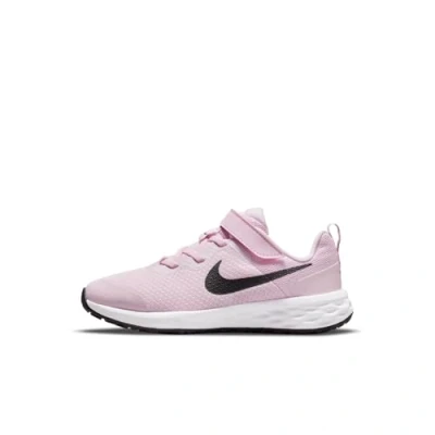Image de NIKE Performance Revolution 6 (PSV) Chaussures de running neutres pour enfants, Taille: 28.5, Pink foam/black Tissu / matière synthétique