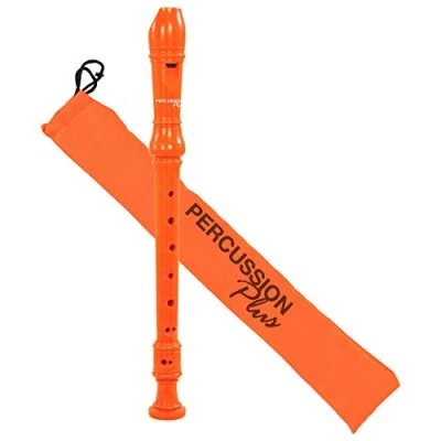 Image de Percussion Plus Pp1614 Flûte à bec soprano coloré Orange