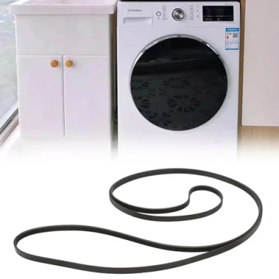 Image de Anlseiod 6PHE 1991 144002145 Courroie sèche linge pour Indesit d&#039;entraînement Tcr2, Tcs3 Hotpoint 144003205 C00300793 en caoutchouc fermée Largeur 9,5 mm Circonférence