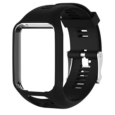 Image de LICHIFIT Bracelet en TPE pour TomTom Adventurer Golfer 2 Runner 2/3 Spark/Spark 3 Montre de sport GPS