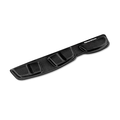 Image de Fellowes 9182801 &#039;Health V&#039; Lycra repose poignets ergonomique pour clavier Noir