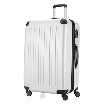 Image de HAUPTSTADTKOFFER Spree Valise plus Grande de soute, Trolley Rigide ABS, TSA, extensible, extra léger, 4 roues, 75 cm, 119 L, Blanc