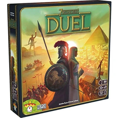 Image de Asmodee 7 Wonders Duel Jeu de Table Stratégie pour 2 Joueurs, 10+ Ans, Edition en Italien