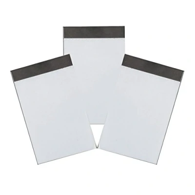 Image de Alassio 1009 3 Lot de blocs rechange format A8 pour étui à bloc notes, notes 50 feuilles, dimensions du environ 9 x 5,5 cm Blanc