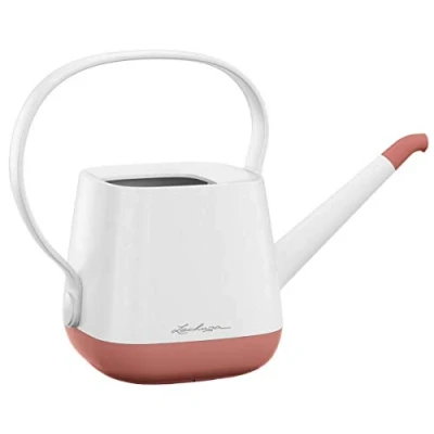 Image de Lechuza Arrosoir Yula Réserve d&#039;Eau 1.7L Coloris Blanc/Rose Poudré 14 x 21 cm