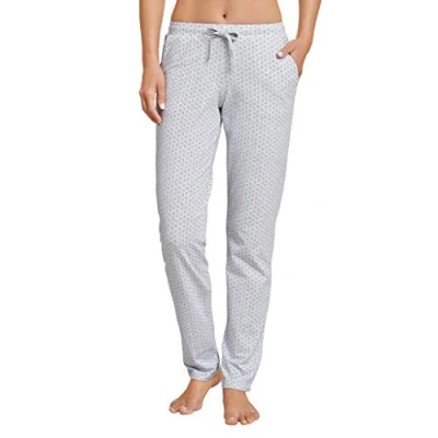 Image de Schiesser Mix &amp; Relax Jerseyhose Lang Bas De Pyjama, Gris (Grau Mel. 202), 38 (Taille Fabricant: 036) Femme