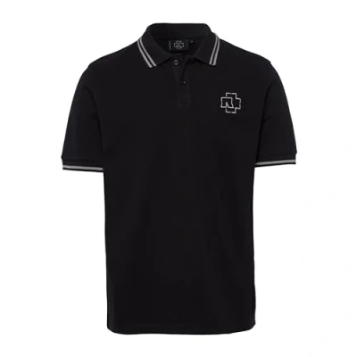 Image de Rammstein Poloshirt Noir Schwarz, XL, Produit Officiel du Groupe