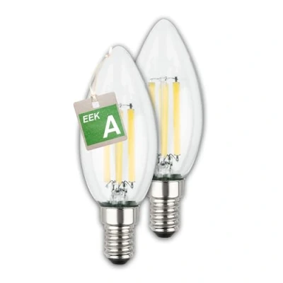 Image de Briloner Ampoule LED bougie E14 2,5W claire 3000K 525 lm EEK A 2er