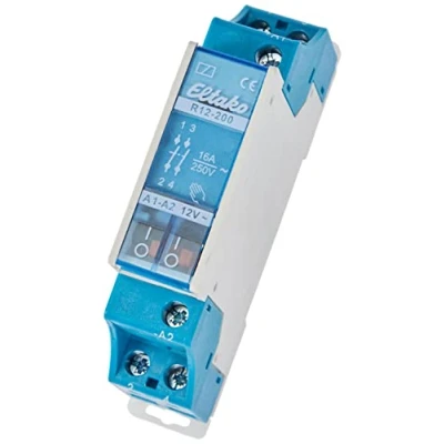 Image de Eltako R12 200 12V Relais de commutation Tension nominale: 12 V Courant (max.): 8 A 2 NO (T) 1 pc(s)