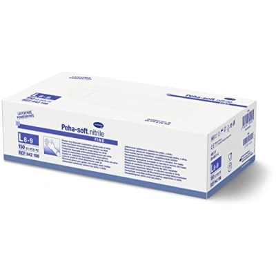 Image de Hartmann Peha soft® nitrile Fino Gants d&#039;examen sans latex stériles Taille L 8 9