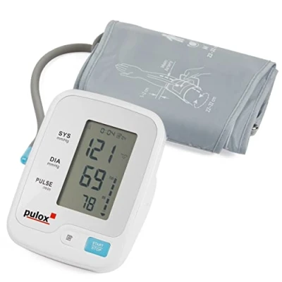 Image de Pulox BMO 120 Tensiomètre à Bras automatique Mesure de la tension artérielle et du pouls Avec mémoire données pour 2 utilisateurs