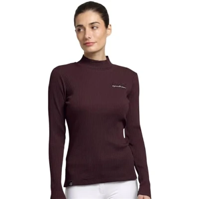Image de SPOOKS T shirt à manches longues côtelé Thinie pour femme XS XXL, prune, XL