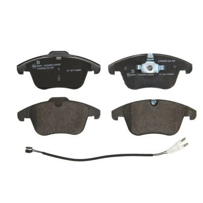 Image de DELPHI LP3526 Jeu de plaquettes frein contact signal d&#039;usure inclus avec tôle anti bruit accessoires PEUGEOT: 508 I Berline, SW