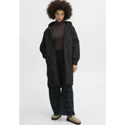 Image de ICHI Ihhansa JA Manteau d&#039;hiver, Femme, Taille: Large, Black