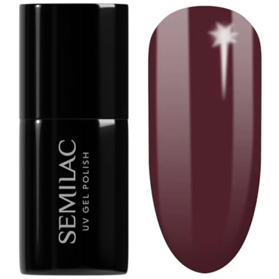Image de SEMILAC Gel Nail Polish Long Lasting and Easy to Apply Perfect for Home &amp; Salon use UV/LED Nails 7ml 283 Baking Time.