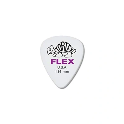 Image de Dunlop 428P114 Médiators Tortex Flex 1,14mm sachet de 12