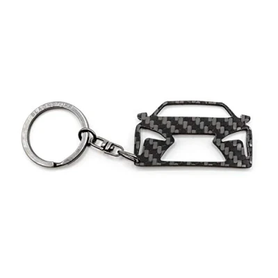 Image de BlackStuff Porte Clés En Fibre De Carbone Compatible Avec LC Voiture