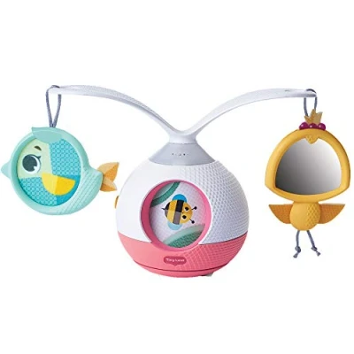 Image de Tiny Love Tummy Time Musical Mobile 2 en 1, Bébé avec Musique &amp; Lumières, 0 mois +, Rotatif 360 et Bébé, 3 Modes Son, Collection Princess Tales