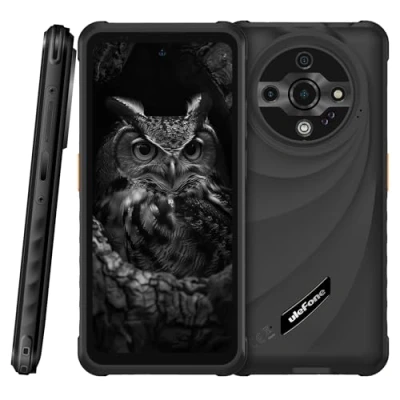 Image de Ulefone Armor X31 Pro 5G Smartphone Incassable, Caméra 64MP+25MP (Vision Nocturne et Lampe Torche Antireflet), 16GB+256GB, 6,56&quot; HD+ 120Hz, Android 14 IP68 Téléphone Étanche, GPS NFC Noir