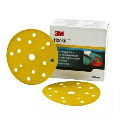 Image de 3M Hookit 255P+ 50445 Kit de disques ponçage, ponceuse excentrique 150 P120