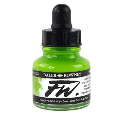 Image de Daler Rowney FW 29.5ml Art Bouteille d&#039;encre acrylique clair Vert