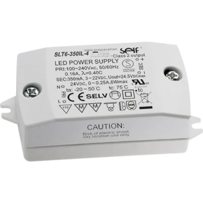 Image de Self Electronics SLT6 500IL 4 Pilote LED à courant constant 6 W 500 mA 3 12 V/CC Montage sur inflammable
