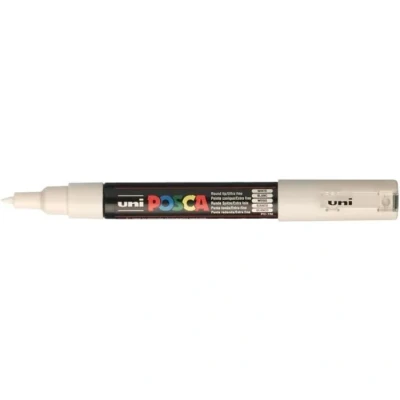 Image de Marqueur Peinture à l&#039;eau Uni POSCA Boîte de 6 pcs PC 1M Blanc