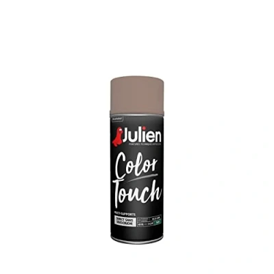 Image de Bombe peinture JULIEN Color Touch 400 mL Taupe satin Multi supports