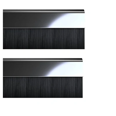 Image de STORMGUARD BDS 02AM0010914CH Lot de 2 joints d&#039;étanchéité pour bas porte Chromé 914 mm