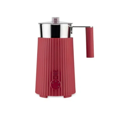 Image de Alessi Milk Frother Plissé Red Michele de Lucchi MDL13 R