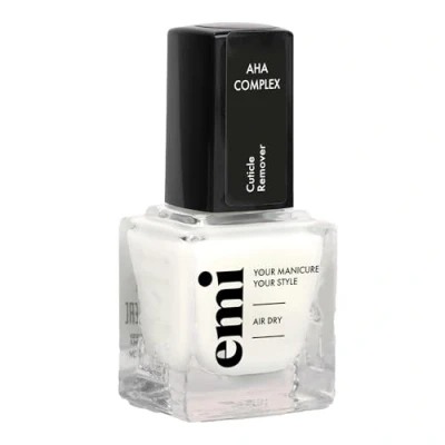 Image de Solution de Soin des Cuticules EMI Cuticle Remover avec Complexe AHA, Acide Lactique et Vitamine E Émollient Ramolisseur pour Ongles 9 ml