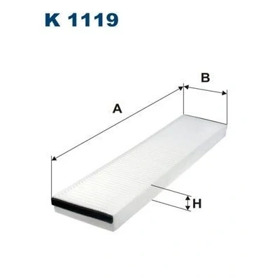 Image de FILTRON K 1119 Filtre d&#039;habitacle à particules 466mm 117mm 30mm MINI: 3/5 portes, Cabriolet