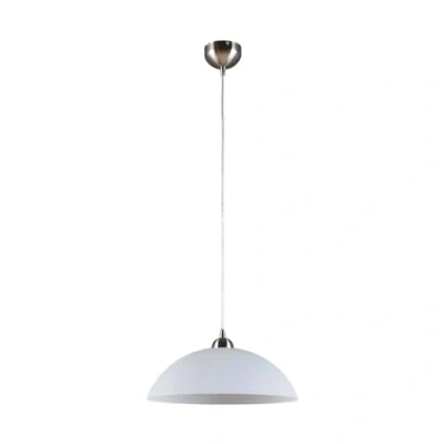 Image de Lindby Suspension en Verre Valeria à intensité variable (Moderne) Blanc e. a. pour Cuisine (1 lampe,à E27), Luminaire, Lampe plafond, Luminaire Plafonnier, Suspendue