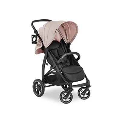 Image de hauck Poussette Canne Rapid 4D, de la Naissance à 22 kg, Inclinable, Pneus en Caoutchouc, Porte Gobelet, UPF 50+, Pliable, Compact, Panier XL Jusqu&#039;à 3 Dusty Rose