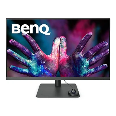 Image de BenQ PD3205U Écran 4K 31,5&quot;, UHD, sRGB, Rec.709, HDR10, IPS, Technologie AQCOLOR, USB C, Calibré en Usine, Mode Couleur, Chambre Noire, Animation, CAD/CAM, Hotkey Puck G2, KVM